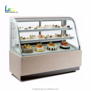Vetrina Refrigerata Commerciale Monotemperatura per Pasticceria, Espositore Refrigerato a Raffreddamento ad Aria per Torte e Dolci - Product Image 6