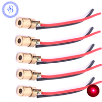 6mm 3V 5mW 650nm Red Dot Diode Module Head Mini Laser Light