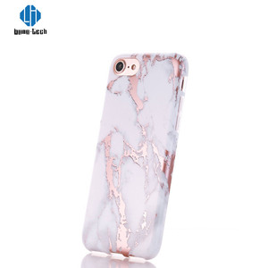 Imd suave mármol rosa Bling láser TPU caja del teléfono de la PC para el Iphone 7 más - Product Image 1