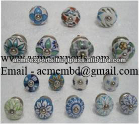 Tiradores de cerámica para cajones indios - Product Image 2
