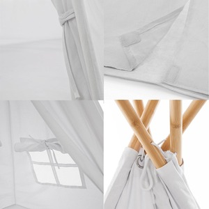 Intérieur Énorme 100% Coton Toile Enfants Jouent Tente Tipi - Product Image 5
