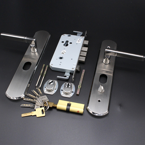 An Ninh Cửa Trước Ổ Khóa Với Brass Euro Hồ Sơ Xi Lanh Trong Satin Kết Thúc - Product Image 5