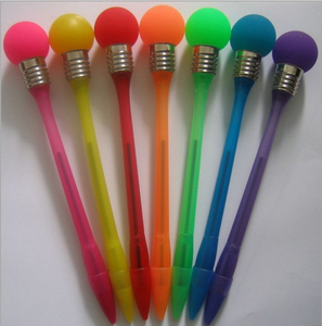 Bolígrafos Eléctricos Personalizados con Forma de <span class=keywords><strong>Bombilla</strong></span>, Punta de 1.0mm, de Plástico, para Regalo - Product Image 2
