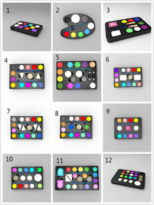 हेलोवीन चेहरा रंग किट श्रृंगार सेट आसान धोने के लिए बच्चों चेहरा मेकअप कस्टम चेहरा रंग - Product Image 5