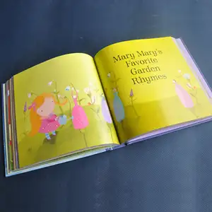 Распечатанные детские книги с пеной в твердой обложке