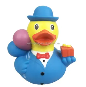 Customized Logo Branded Bath Weighted Rubber Duck Race mini rubber duck