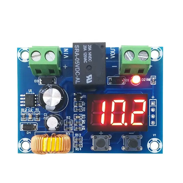 Módulo de proteção de voltagem dc XH-M609, bateria de lítio de baixa potência, saída desconectada 12-36v