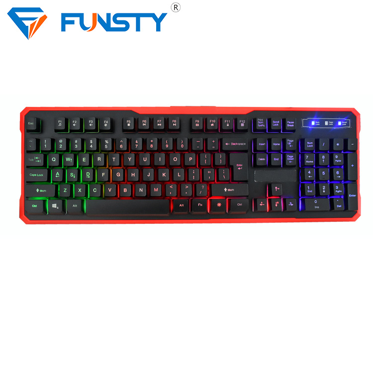 Новый светодиодный игровая клавиатура для игр используется в ПК/ноутбука