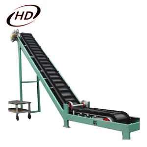 آلة ناقل حزامي عمودي بزاوية كبيرة مع قادوس مخصص - Product Image 1