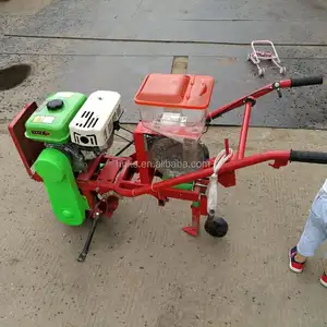 Mini Hand push peanut planting machine/peanut seeding machine with diesel engine