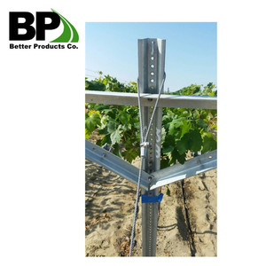 Poste de señal de canal u perforado para jardín de uvas - Product Image 4