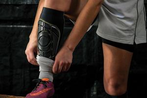 Tùy Chỉnh Bóng Đá Bóng Đá Thoáng Khí Tổ Ong Xe Đạp Đi Xe Đạp Chân Bảo Vệ Ống Chân Hỗ Trợ Ống Chân Bảo Vệ Miếng Đệm Cho Thể Thao - Product Image 4