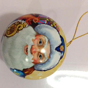 Boule de Noël en étain adorable OEM Foison, épaisseur 0,23 mm, taille personnalisée, vente chaude, nouvel article de Noël, boule et décorations d'arbre - Product Image 5