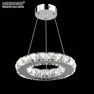 Meerosee Led Crystal Hanglamp Armatuur Ganglamp Ganglamp Crystal Ring Lustres Hangende Verlichting 100% Garantie Md8825