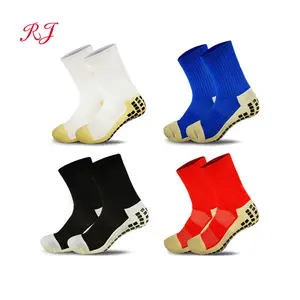 RJ-II-1129 Anti Slip Soccer Socks Custom Men Casual Anti Slip Football Socks Manufacturer Knitted Sports Socks