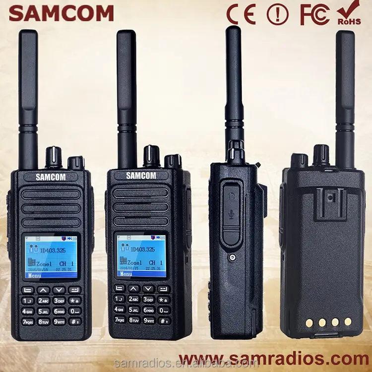 SAMCOM DP-20 אישור ה-FCC Dmr הדיגיטלי משחזר עבור האינטרפון