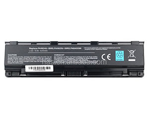 Batería original usada para ordenador portátil <span class=keywords><strong>Toshiba</strong></span> <span class=keywords><strong>Satellite</strong></span> C855 PA5024U-1BRS, 10,8 V, 48WH, 4200mAh, batería de repuesto para ordenador portátil - Product Image 1
