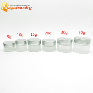 ขวดครีมเครื่องสำอางฝ้าขนาด5G 10G 15G 20G 30G 50G พร้อมฝาสีเงิน - Product Image 2