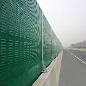 Sound Barrier Fence Metal Highway Sound Barrier Export To Russia Noise Barrier Wall