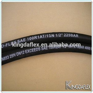 Fabrication kingdaflex 1sn en853 haute flex tuyau hydraulique pour le domaine du génie <span class=keywords><strong>de</strong></span> la mine d'exploration sur le terrain - Product Image 3