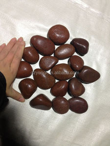 Natural Red River Rock Cobblestone Loose Cobbles and <strong>Pebbles</strong> for Sale for Stepping <strong>Stone</strong> Paths - Product Image 5
