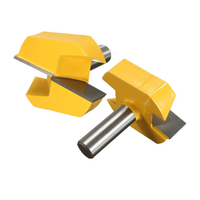 Fresa de Carburo de 12.7mm de Vástago y 55mm de Diámetro para Limpieza Inferior, Brocas de Fresado para Carpintería, Herramientas de Tallado para Madera