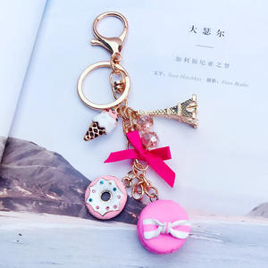 Llaveros de Macarons con la Torre Eiffel de París, Francia, de LADUREE, con Cinta, para Bolsos, Regalos y Accesorios - Product Image 1