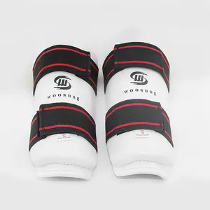 Amostra frete grátis preço de fábrica atacado taekassistdo brilho braço protetores taekassistdo braço shin guard