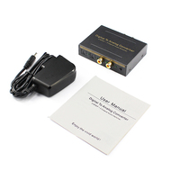 Precio de fábrica Convertidor de audio digital a audio analógico Decodificador de audio 2 SPDIF a 2 coaxiales