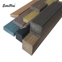 Madera alternativa China al por mayor, madera de plástico HDPE con acabado para construir una casa