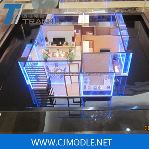 Diseño de modelo de interior de Casa moderna, modelo de arquitectura en miniatura - Product Image 3