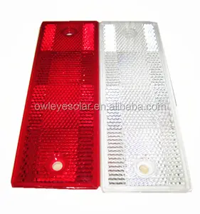 vehicles rear reflectors/ red&white retroreflector replacing film