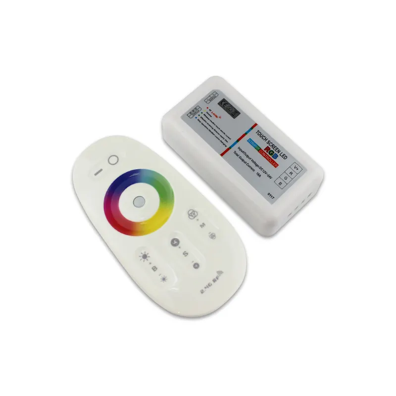 Low voltage AAA Battery Wireless RGB/RGBW RF Touch Remote Controller for led light strip