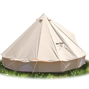 Di grandi dimensioni ad alta qualità circolare impermeabile glamping tenda della spiaggia tenda di bell