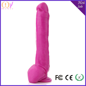 9 " longitud efectiva del sexo del vibrador Artificial pene de goma - Product Image 3
