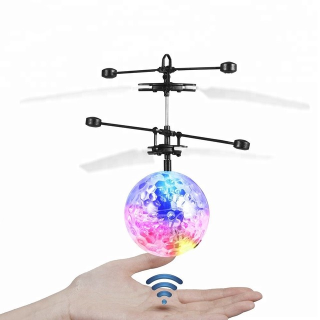 New Flying Ball LED Luminous Kid Flight Balls Electronic Infrared Induction Aircraft Remote Control Toy Magic Sensing Helicopter