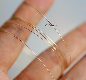 핫 세일 좋은 품질의 보석 와이어 골드 세미 하드 와이어 14K 골드 & 니켈 리드 & 카드뮴 무료 - Product Image 3