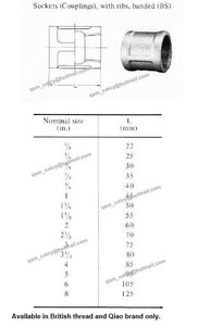 Din chủ đề gi sắt dễ uốn hệ thống nước lắp tên và các bộ phận socket - Product Image 3