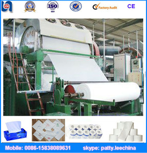 Hidh velocidad 1092 mm reciclado máquina de papel máquina de papel higiénico expresiones fical tejido que hace la máquina - Product Image 4