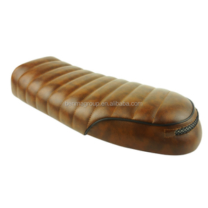 Cojín plano Vintage para motocicleta, asiento de carreras, con freno - Product Image 3