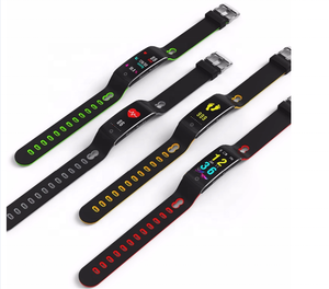 Hot bán người đàn ông của F10 Vòng đeo tay thông minh đồng hồ điều khiển từ xa chức năng OLED Khả năng tương thích IOS Android Màn hình huyết áp tim - Product Image 1