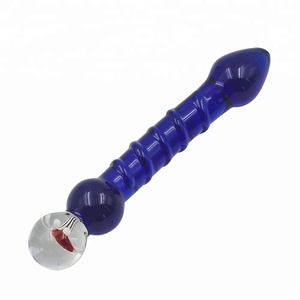 Bleu Verre <span class=keywords><strong>Anal</strong></span> Plug <span class=keywords><strong>Cristal</strong></span> <span class=keywords><strong>Anal</strong></span> Jouets Butt Plug Anus Masturbation Sex-Shop - Product Image 4