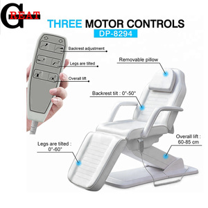 <span class=keywords><strong>Table</strong></span> <span class=keywords><strong>de</strong></span> <span class=keywords><strong>massage</strong></span> blanche moderne et <span class=keywords><strong>confortable</strong></span>, trois moteurs, spa <span class=keywords><strong>de</strong></span> beauté, lit facial électrique - Product Image 3