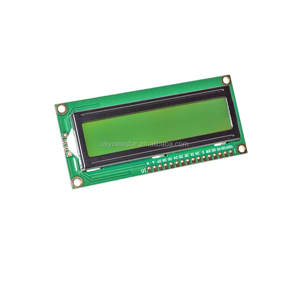 Okystar LCD1602 1602 LCD Module Green Screen HD44780 16*2 Character LCD Display Module