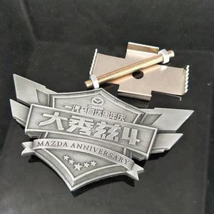 للبيع بالجملة ملصق سيارة فاخر ماسوني-شعار مخصص من الزنك معدن سبائك الألومنيوم بلاستيك Abs دائري ثلاثي الأبعاد ملصق سيارة - Product Image 2