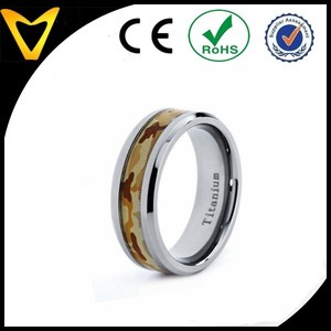 Bague de mariage en titane pour homme Camo Camouflage Green Army Navy Ranger Seal Soldier anneaux pour homme - Product Image 2