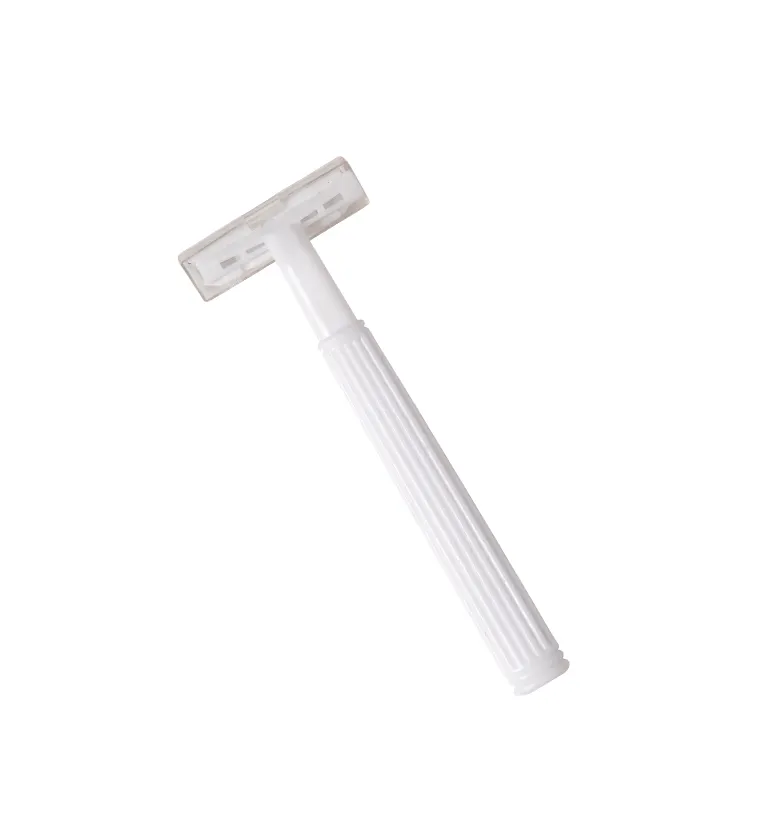 High quality Yangzhou factory Disposable razor with twin blade for men's shaving