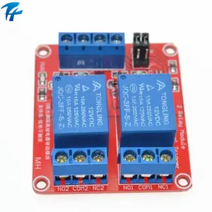 12 V 2 Kanaals Relais Module Met Optocoupler Isolatie Ondersteunt Hoge En Lage Trigger