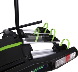 Portabicicletas Trasero de 50 mm con Soporte de Rueda de Aluminio, Plataforma para SUV, Hatchback y Monovolumen con Candado y LED para <span class=keywords><strong>3</strong></span> Bicicletas - Product Image 2