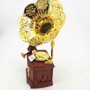 Creativo marrón marioneta muñeca <span class=keywords><strong>de</strong></span> registro <span class=keywords><strong>de</strong></span> <span class=keywords><strong>caja</strong></span> <span class=keywords><strong>de</strong></span> música - Product Image 2